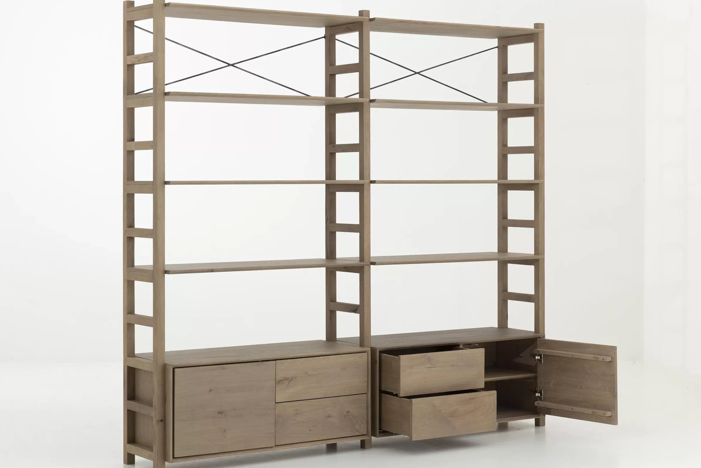 Placards^Flamant Aber, Rack, Chene Patine, L