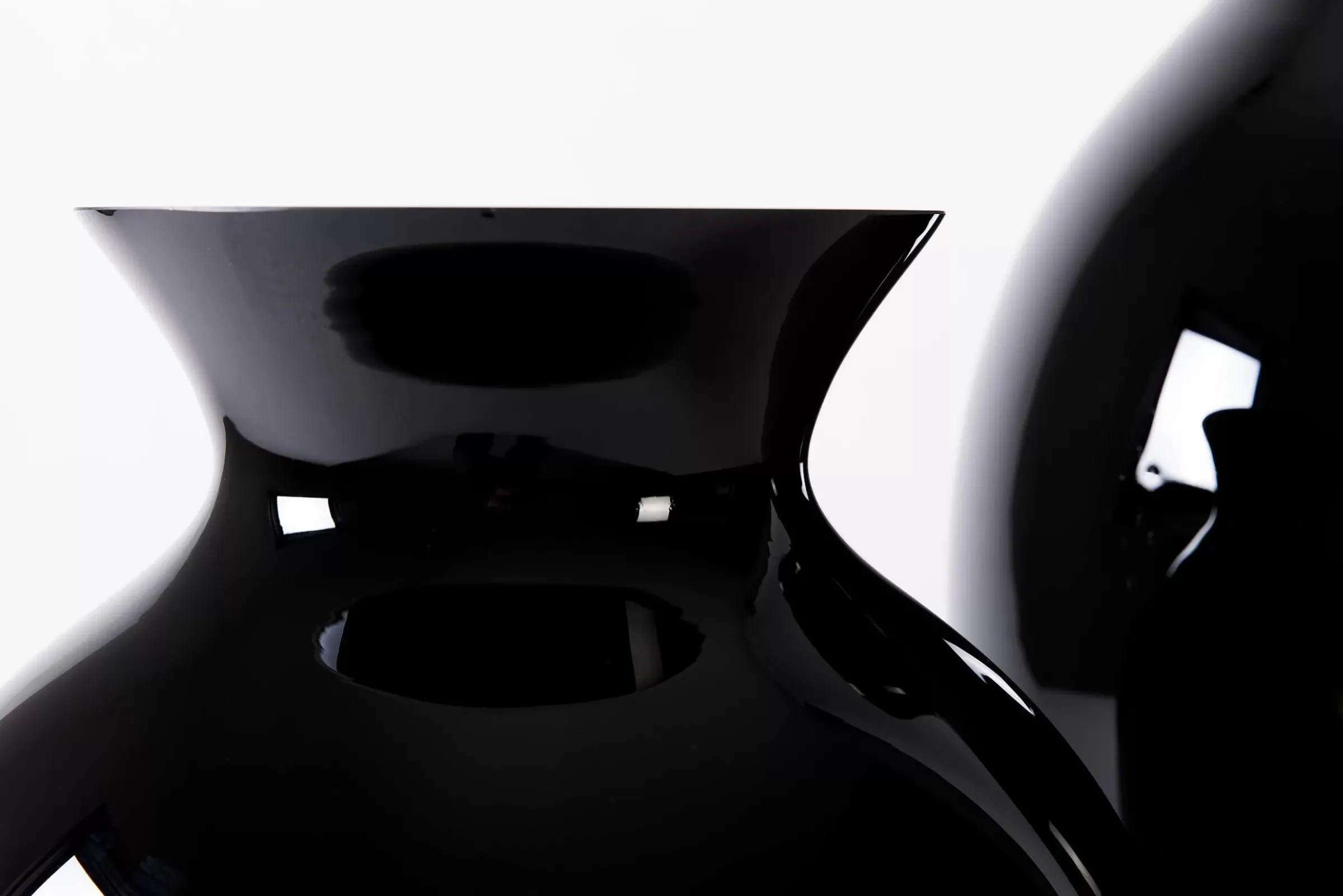 Décoration^Flamant Adina, Vase, Noir, Souffle Bouche, 70Cm