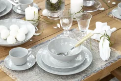 Fete Des Meres^Flamant Alanah, Tasse Et Soucoupe, Ceramique, Gris, 150Ml