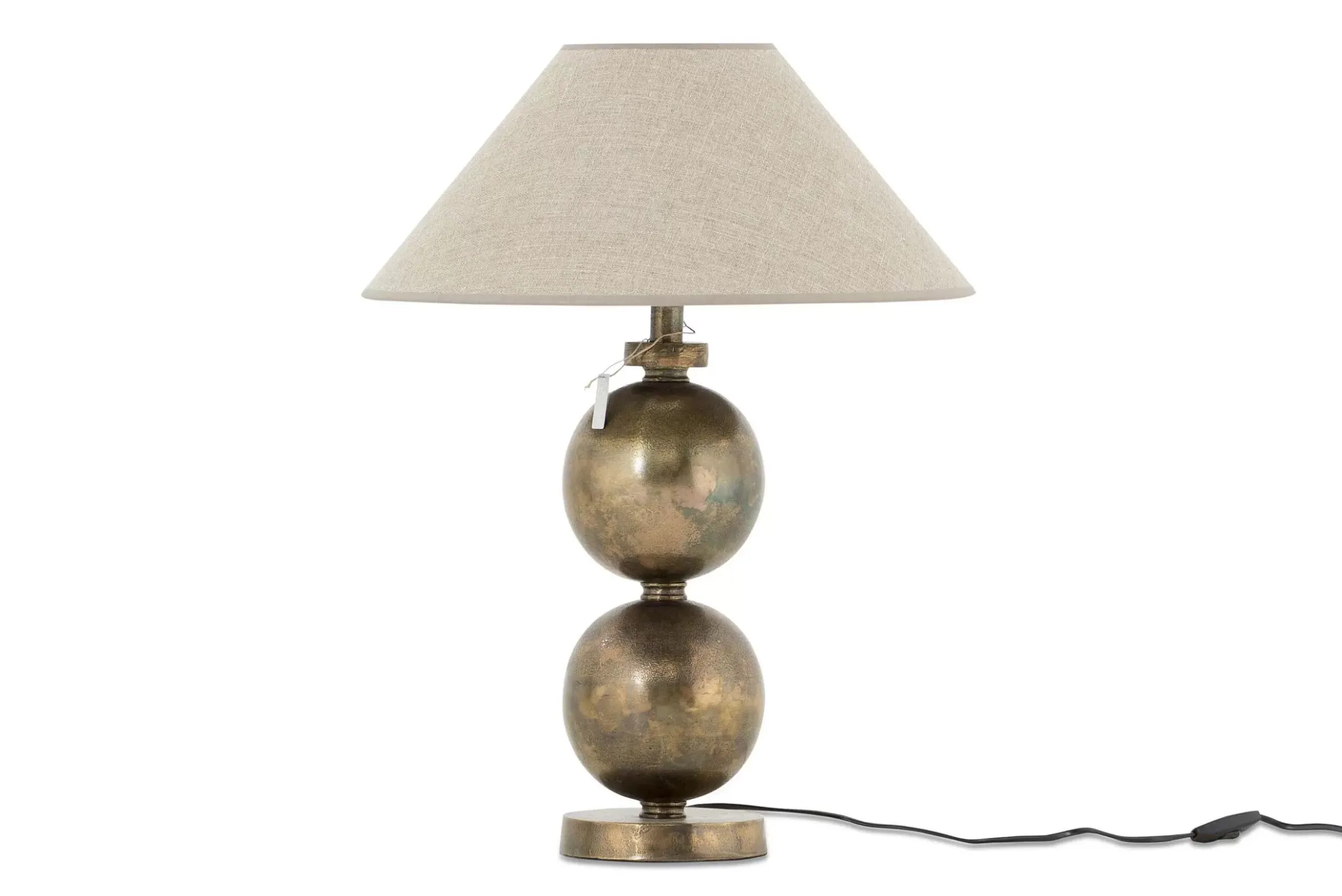 Eclairage^Flamant Annelie, Lampe De Table, Finition Laiton Antique
