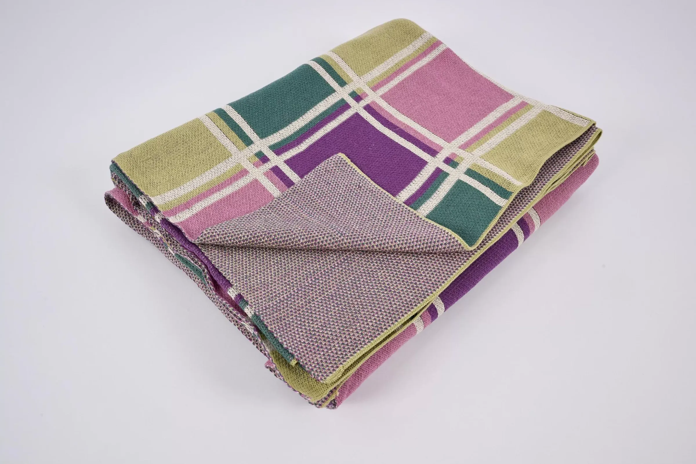 Textiles De Maison^Flamant Archio, Plaid, A Carreaux