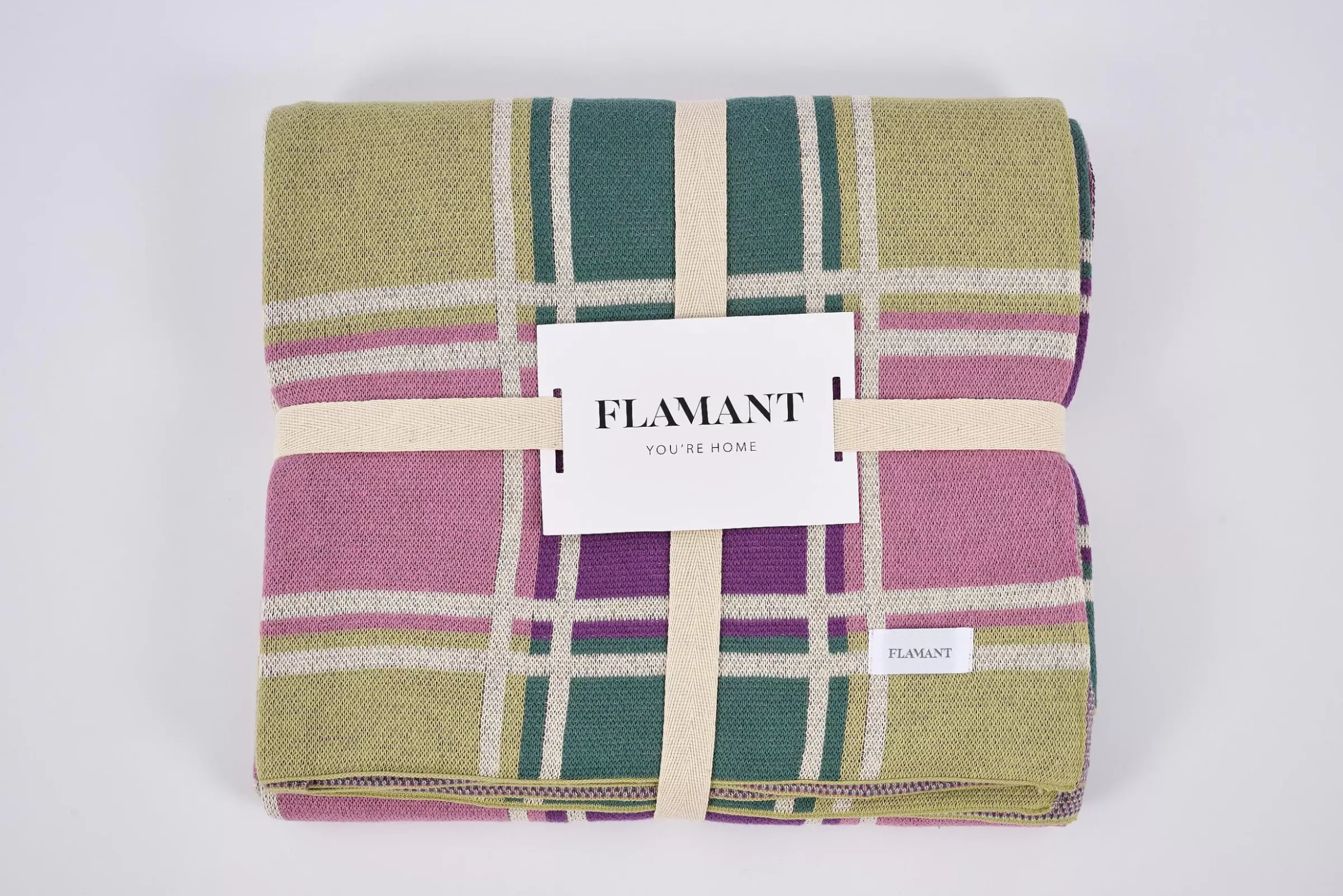 Textiles De Maison^Flamant Archio, Plaid, A Carreaux