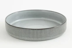 Assiettes, Plats Et Bols^Flamant Architecto, Assiette A Pates, Ceramique, Gris
