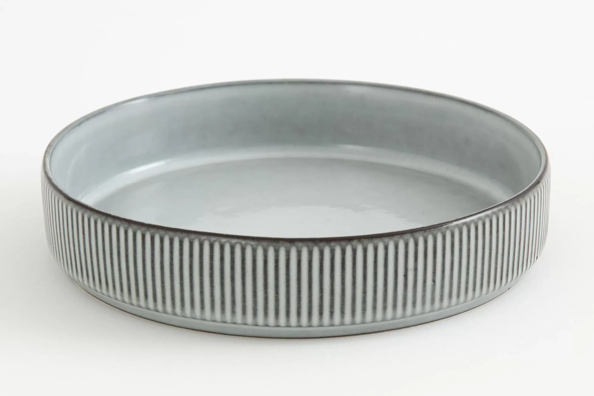 Assiettes, Plats Et Bols^Flamant Architecto, Assiette A Pates, Ceramique, Gris