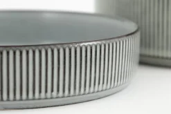 Assiettes, Plats Et Bols^Flamant Architecto, Assiette A Pates, Ceramique, Gris