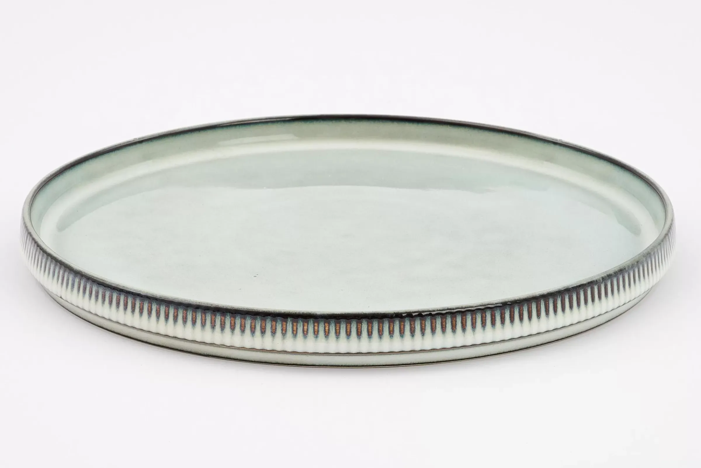 Assiettes, Plats Et Bols^Flamant Architecto, Assiette, Ceramique, Gris, 25,5Cm