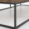 Table A Cafe^Flamant Archy, Table Basse, Rectangulaire, Bois Et Metal