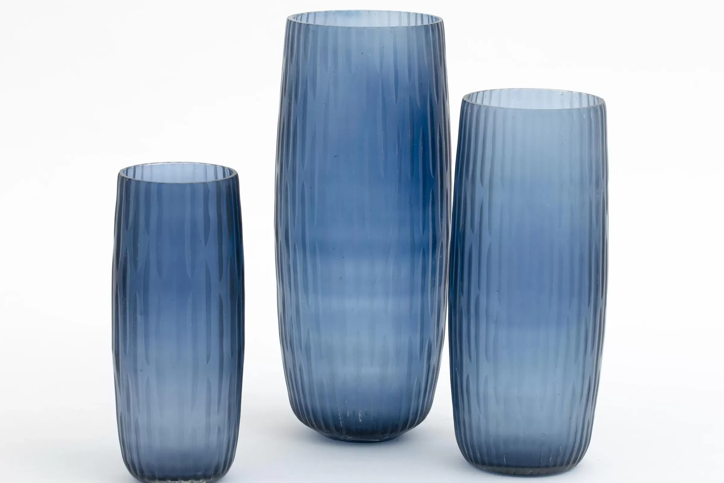 Décoration^Flamant Arez, Vase, Verre, Bleu, L