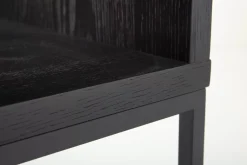 Bureaux^Flamant Armand, Bureau, Chene Noir Et Metal