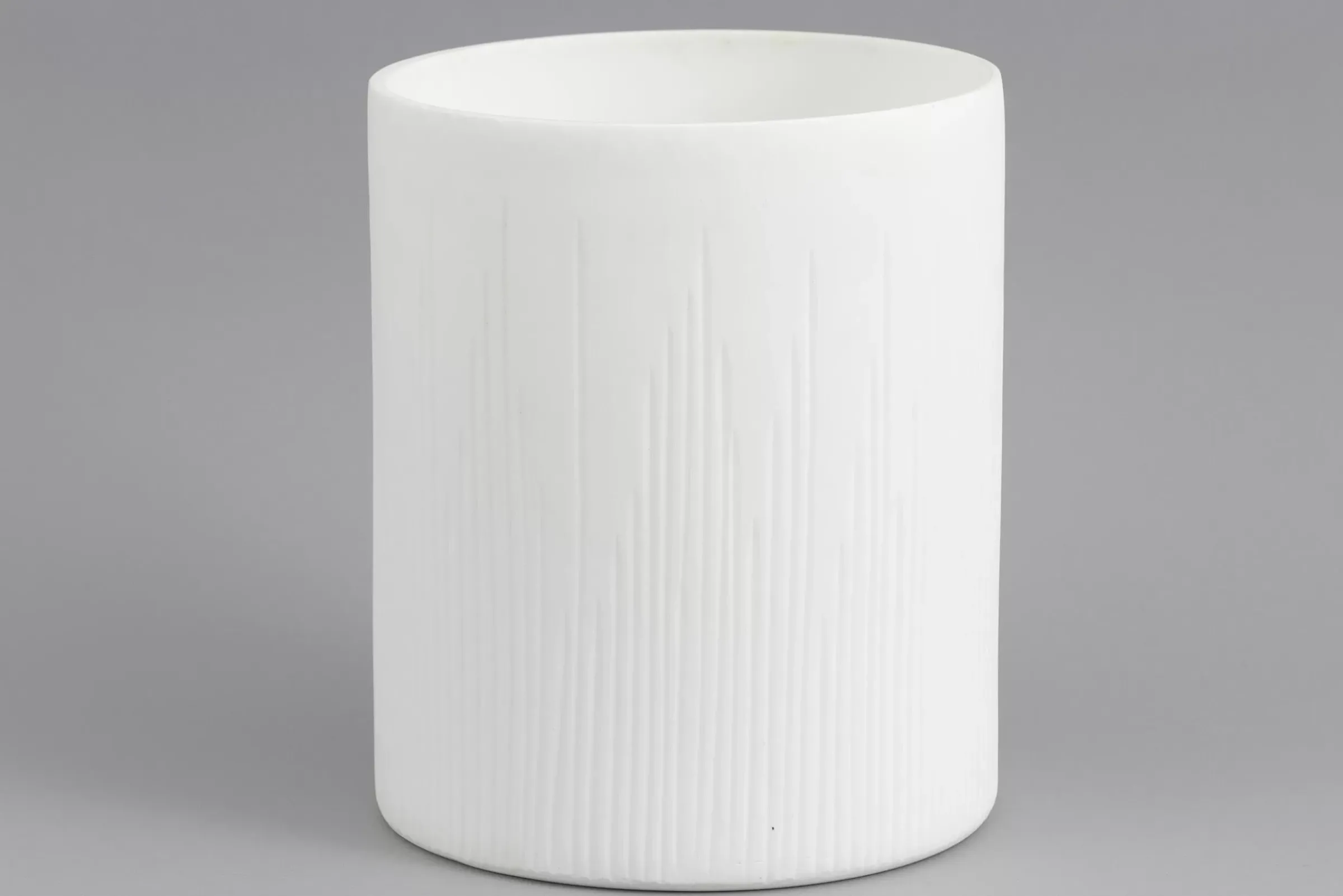 Décoration^Flamant Ayla, Vase, Verre, Blanc, O22X27H