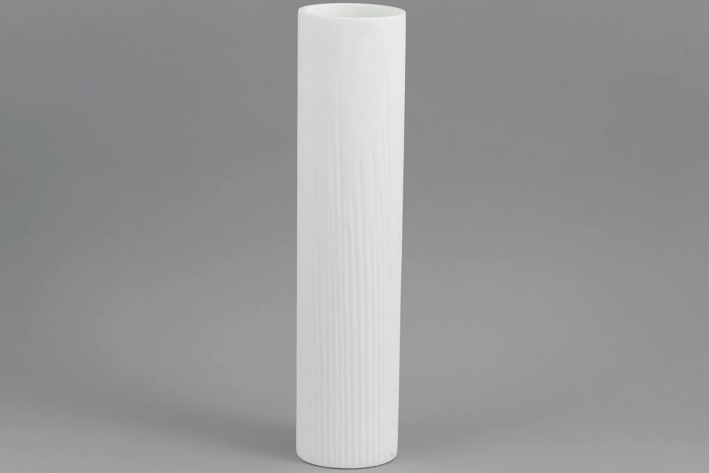 Décoration^Flamant Ayla, Vase, Verre, Blanc, O10,5X44H