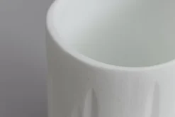 Décoration^Flamant Ayla, Vase, Verre, Blanc, O8X9,5H