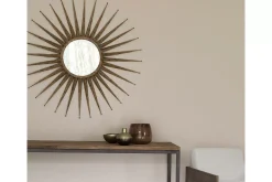 Décoration^Flamant Azura, Miroir, Soleil, Rond