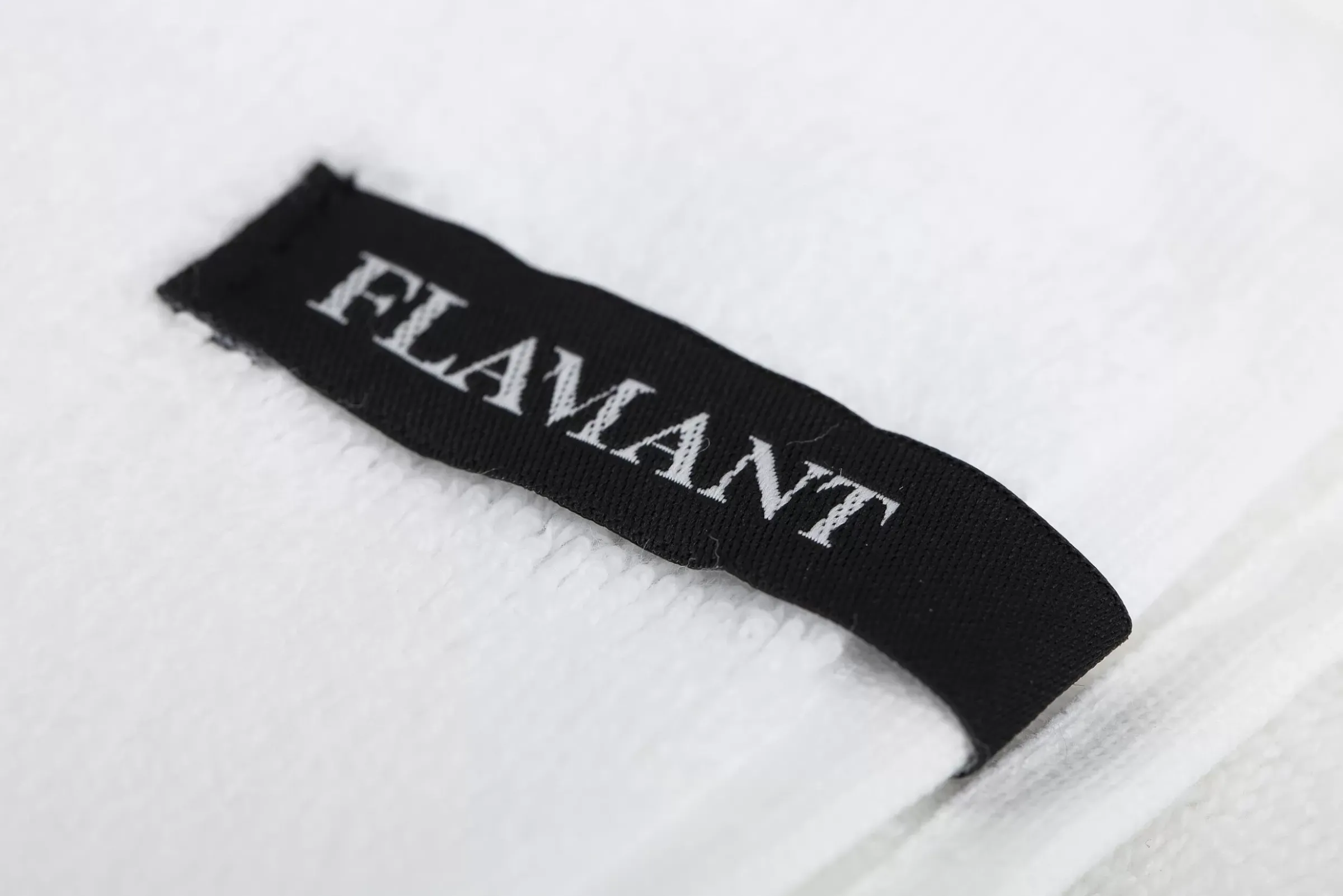 Textiles^Flamant Baobao, Serviette A Main, Blanc, 50X100 Cm