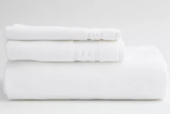 Textiles^Flamant Baobao, Serviette De Bain, Blanc, 100X180 Cm