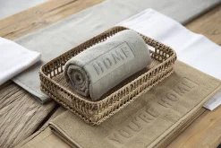 Textiles^Flamant Baobao, Serviette Invite, Blanc
