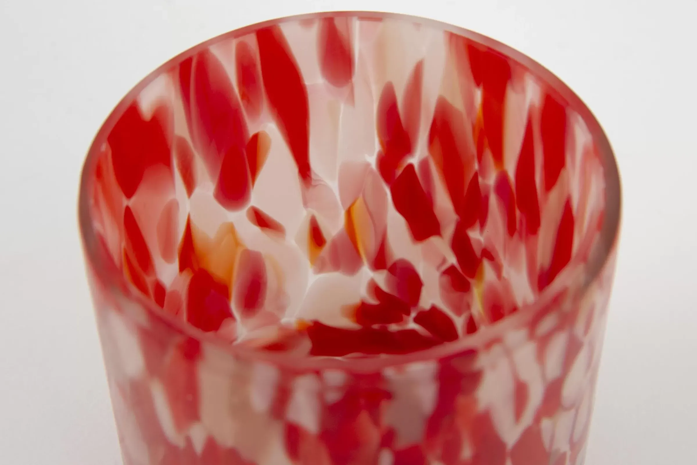 Décoration^Flamant Bardi, Photophore, Verre, Rouge