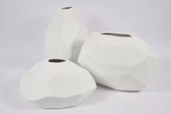 Décoration^Flamant Belinda, Vase, Ceramique, Blanc, Modele 2