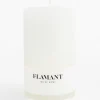 Décoration^Flamant Beth, Bougie, Couleur Blanc, 9X15Cm