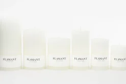 Décoration^Flamant Beth, Bougie, Couleur Blanc, 9X15Cm