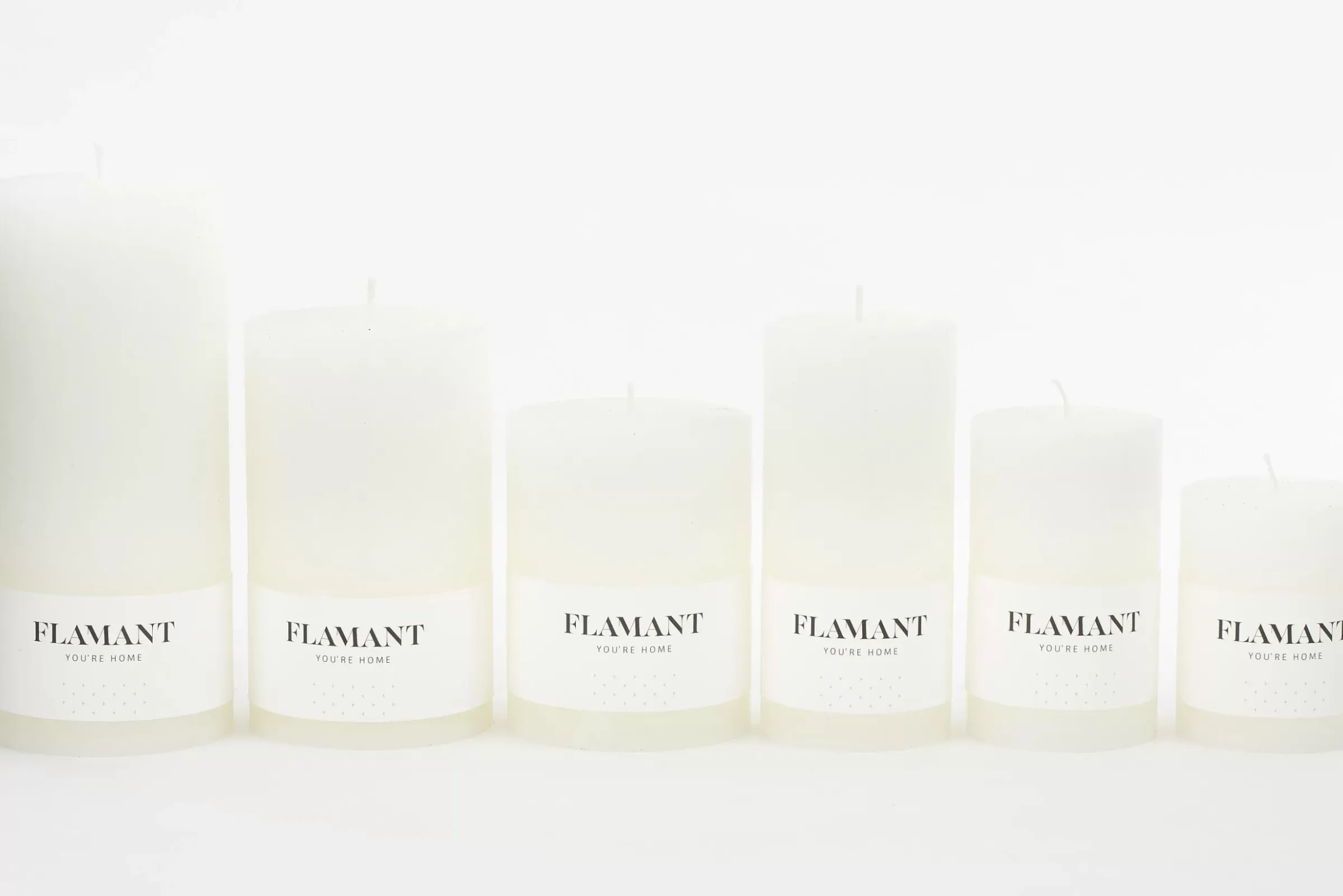 Décoration^Flamant Beth, Bougie, Couleur Blanc, 9X15Cm