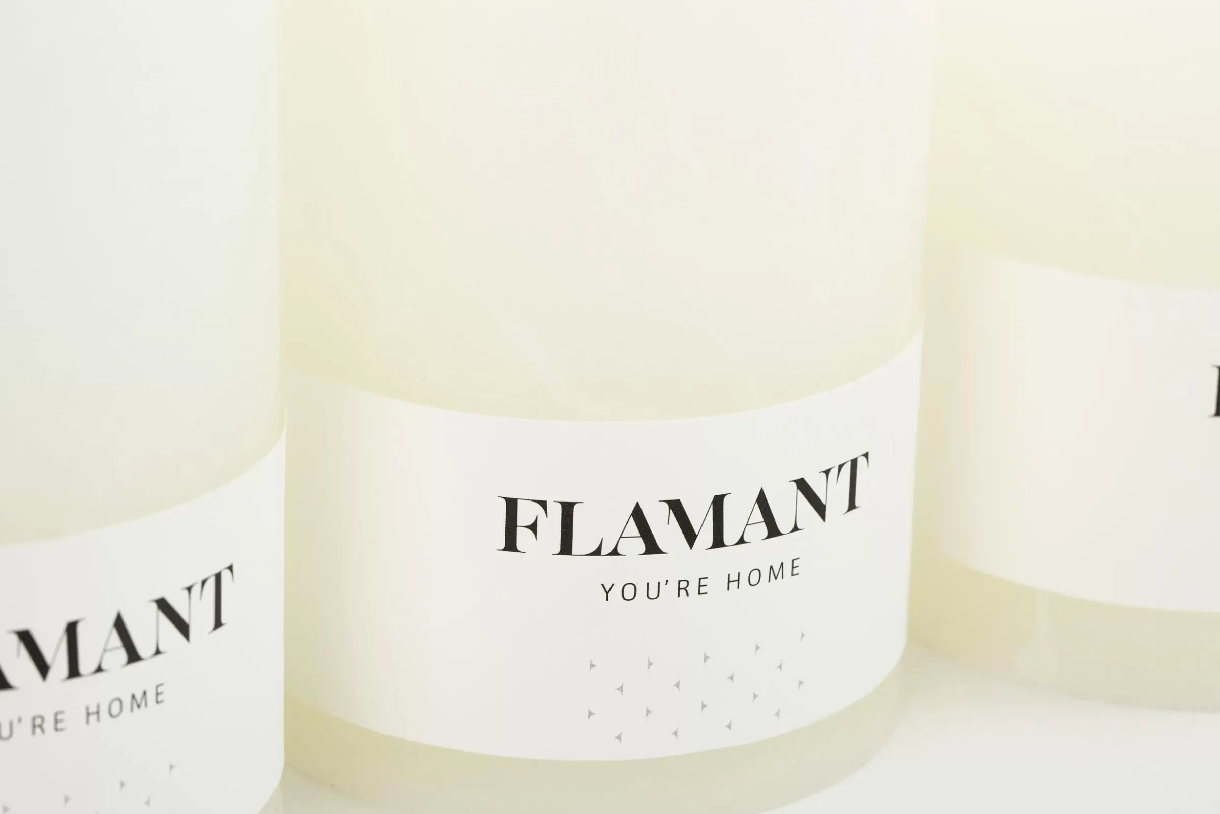 Décoration^Flamant Beth, Bougie, Couleur Blanc, 9X20Cm