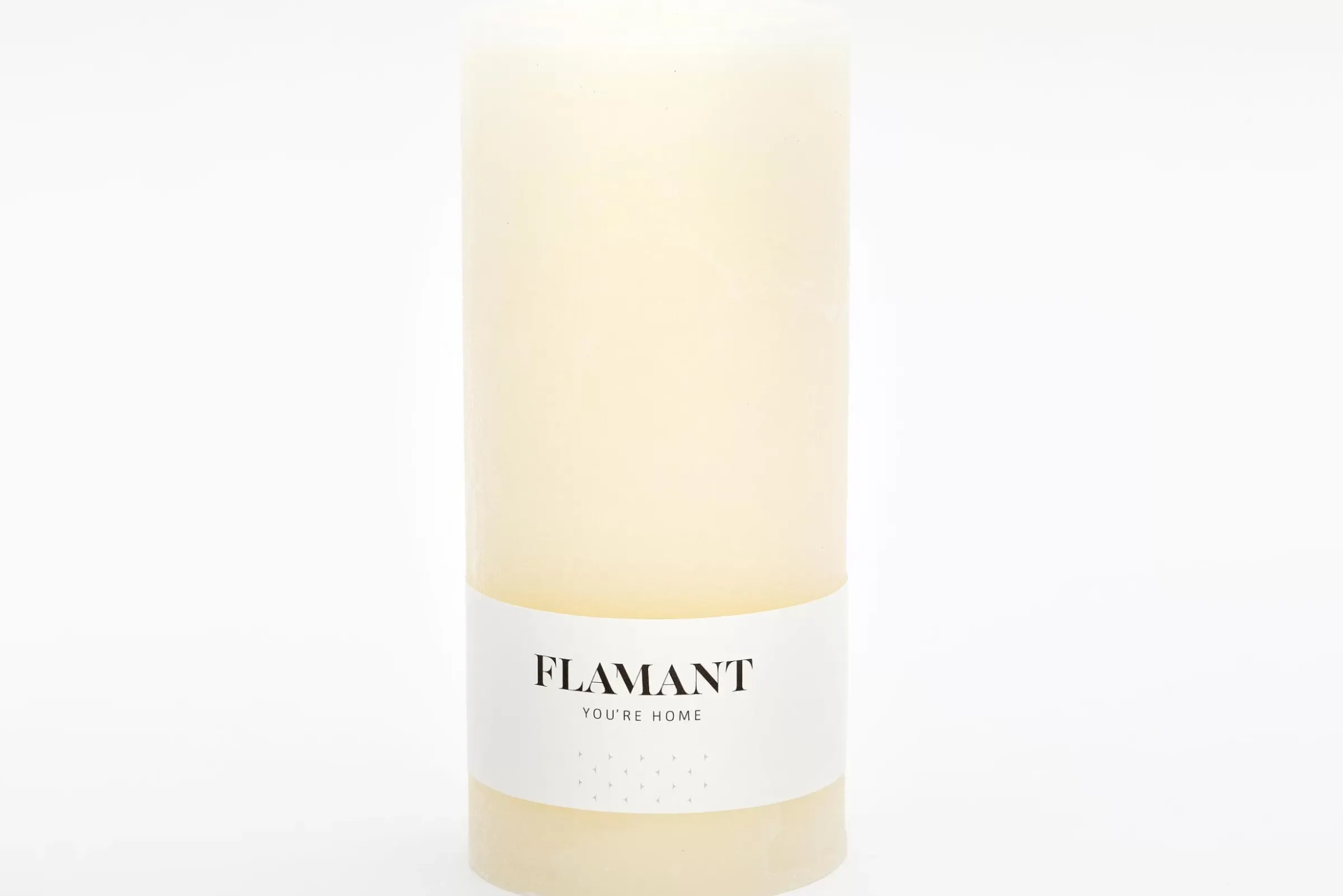 Décoration^Flamant Beth, Bougie, Couleur Creme, 9X20Cm