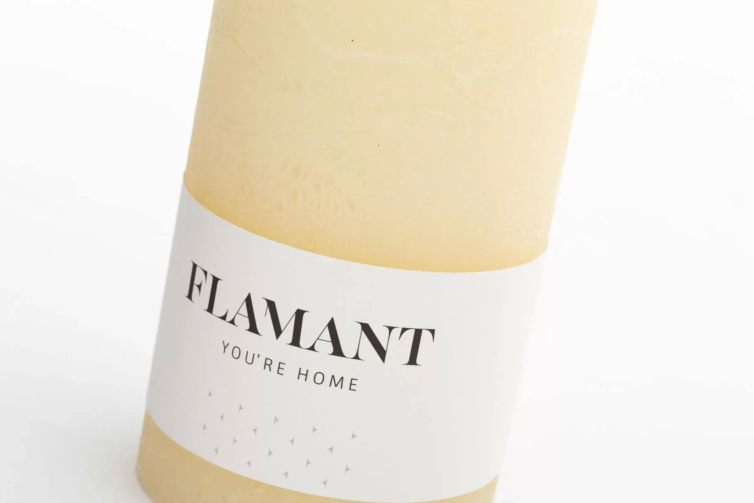 Décoration^Flamant Beth, Bougie, Couleur Creme, 9X20Cm
