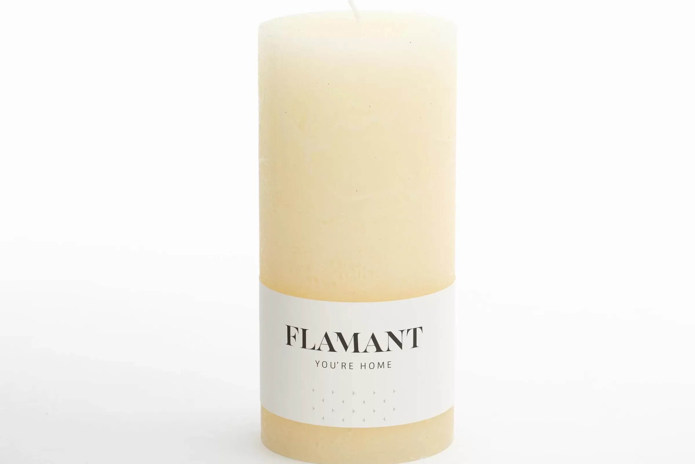 Décoration^Flamant Beth, Bougie, Couleur Creme, 7X15Cm