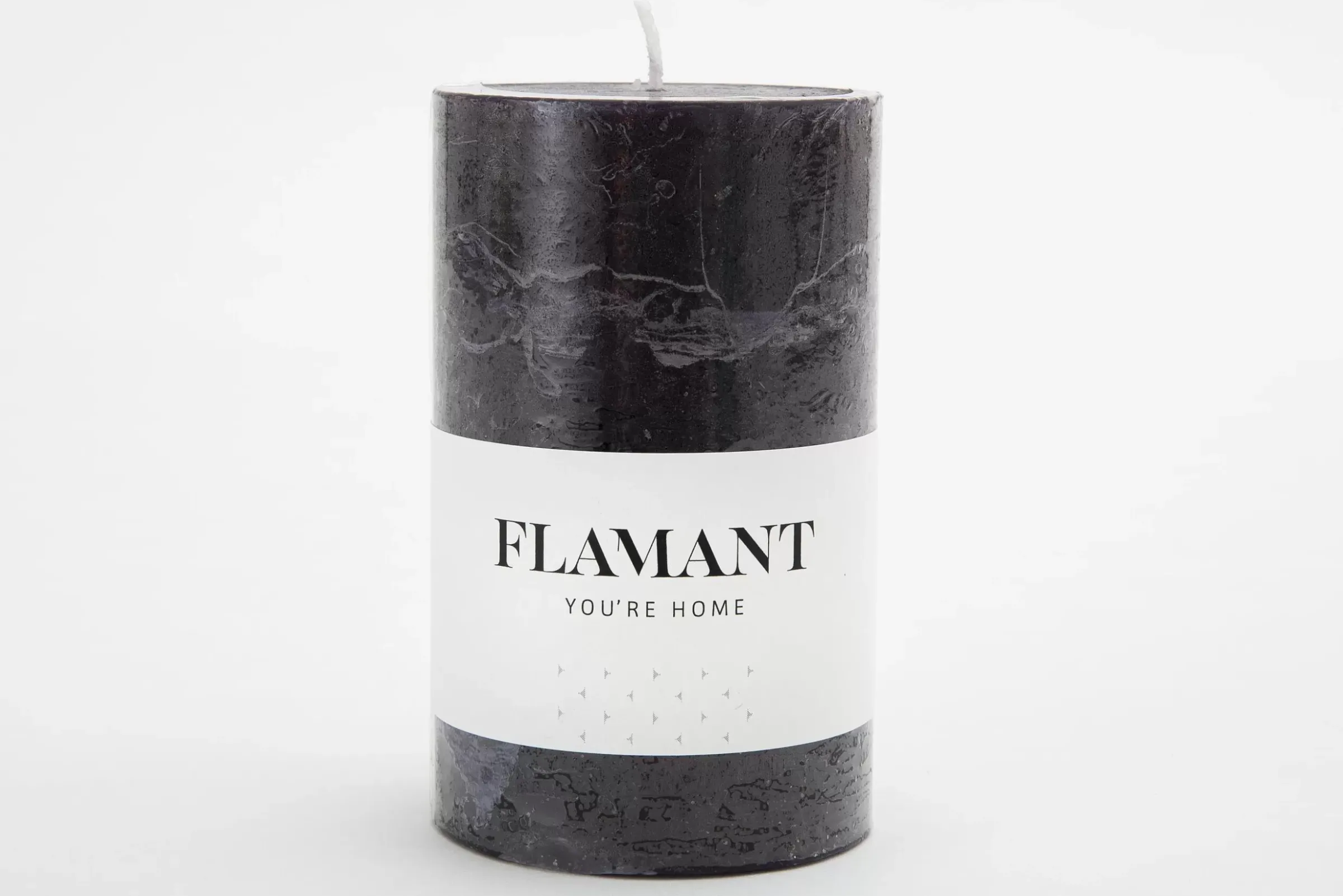 Décoration^Flamant Beth, Bougie, Couleur Noir, 7X11,5Cm