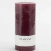 Décoration^Flamant Beth, Bougie, Couleur Rouge Balmoral, 9X20Cm
