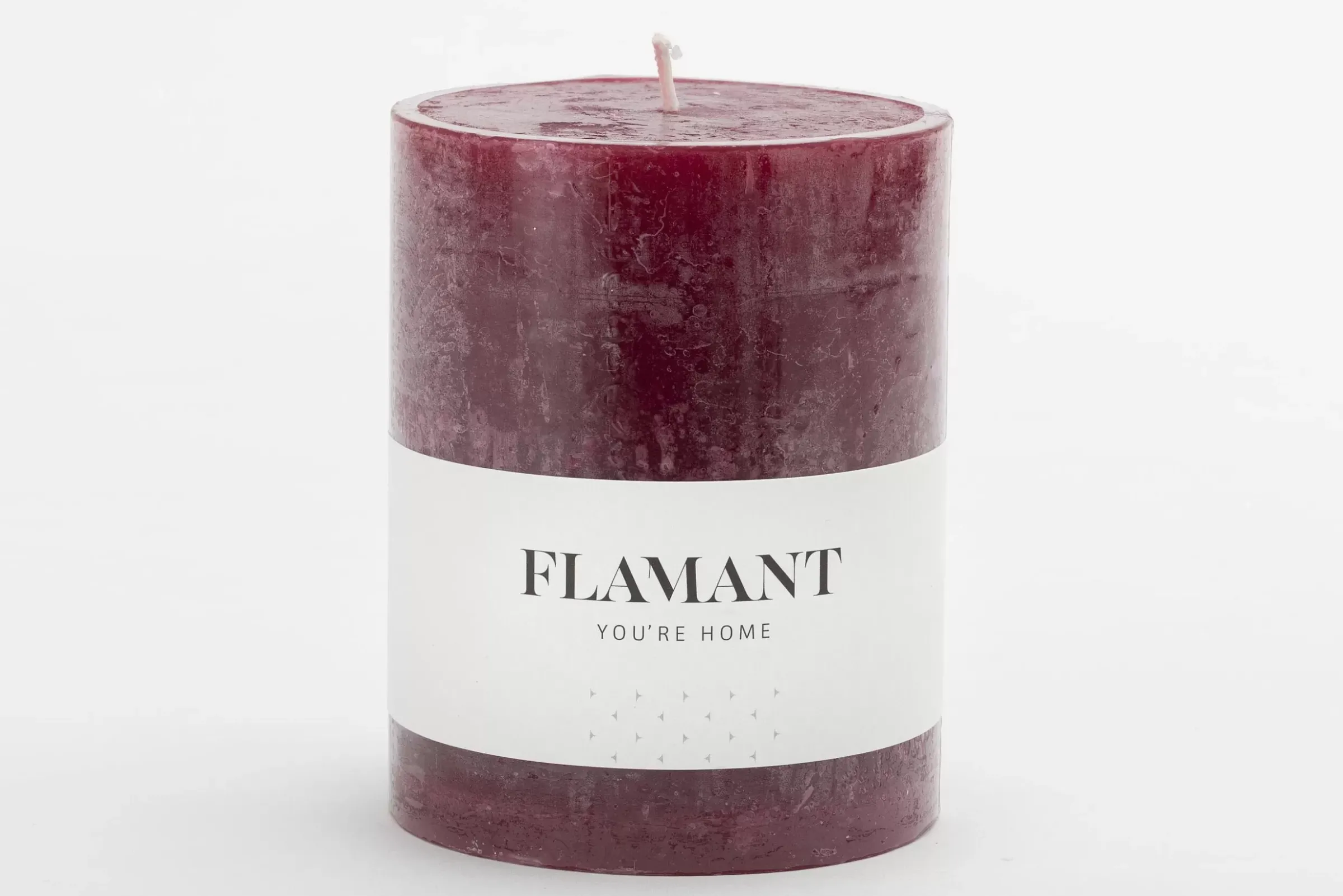 Décoration^Flamant Beth, Bougie, Couleur Rouge Balmoral, 9X11,5Cm