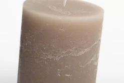 Décoration^Flamant Beth, Bougie, Couleur Taupe, 7X9Cm