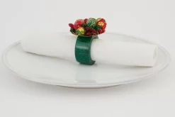 Accessoires^Flamant Brava, Rond De Serviette, Perles