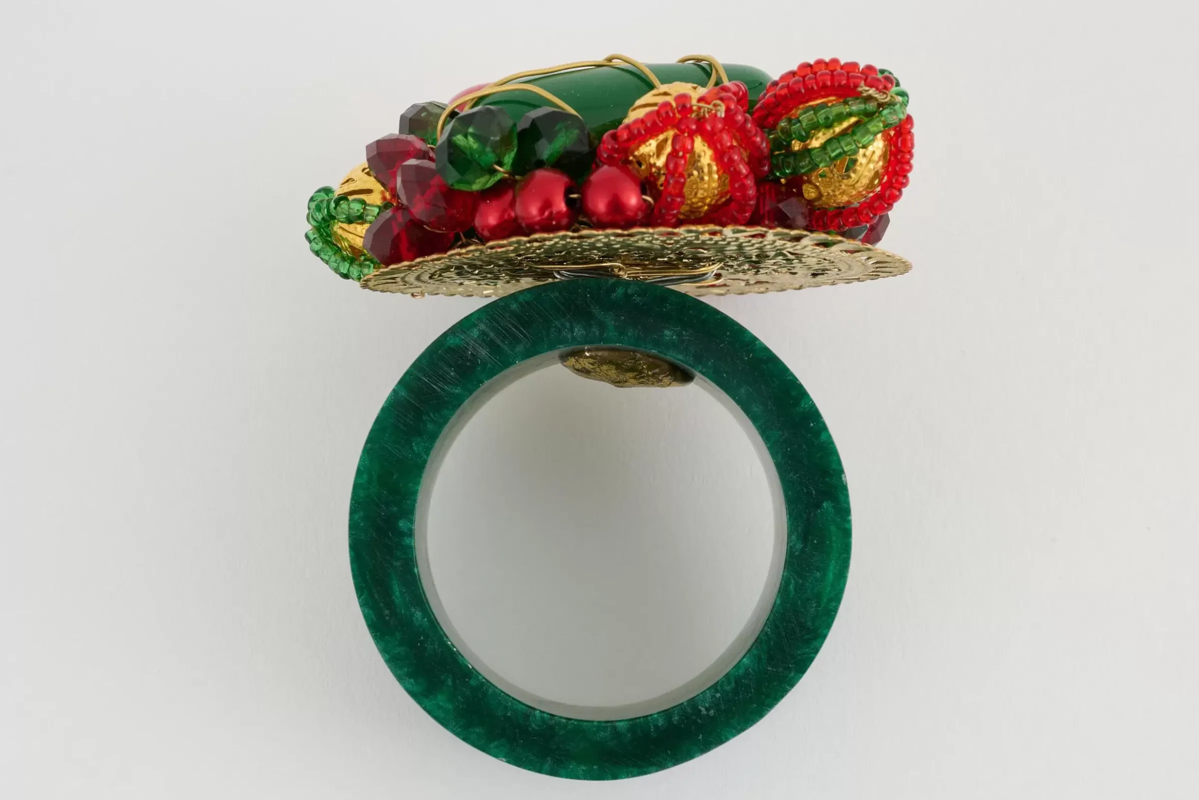 Accessoires^Flamant Brava, Rond De Serviette, Perles