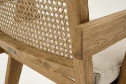 Chaises^Flamant Bruno, Fauteuil, Chene, Roseau, Avec Coussin