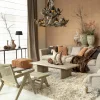 Canapés^Flamant Bruno, Fauteuil, Chene, Roseau, Avec Coussin