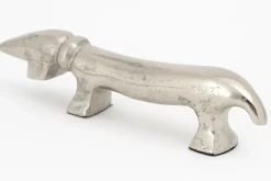 Décoration^Flamant Calum, Chien, Nickel, L