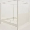 Des Lits^Flamant Cape Cod, Lit A Baldaquin, Blanc, 180 Cm