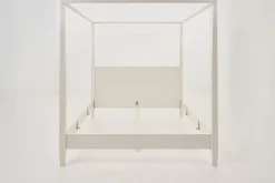 Des Lits^Flamant Cape Cod, Lit A Baldaquin, Blanc, 160 Cm