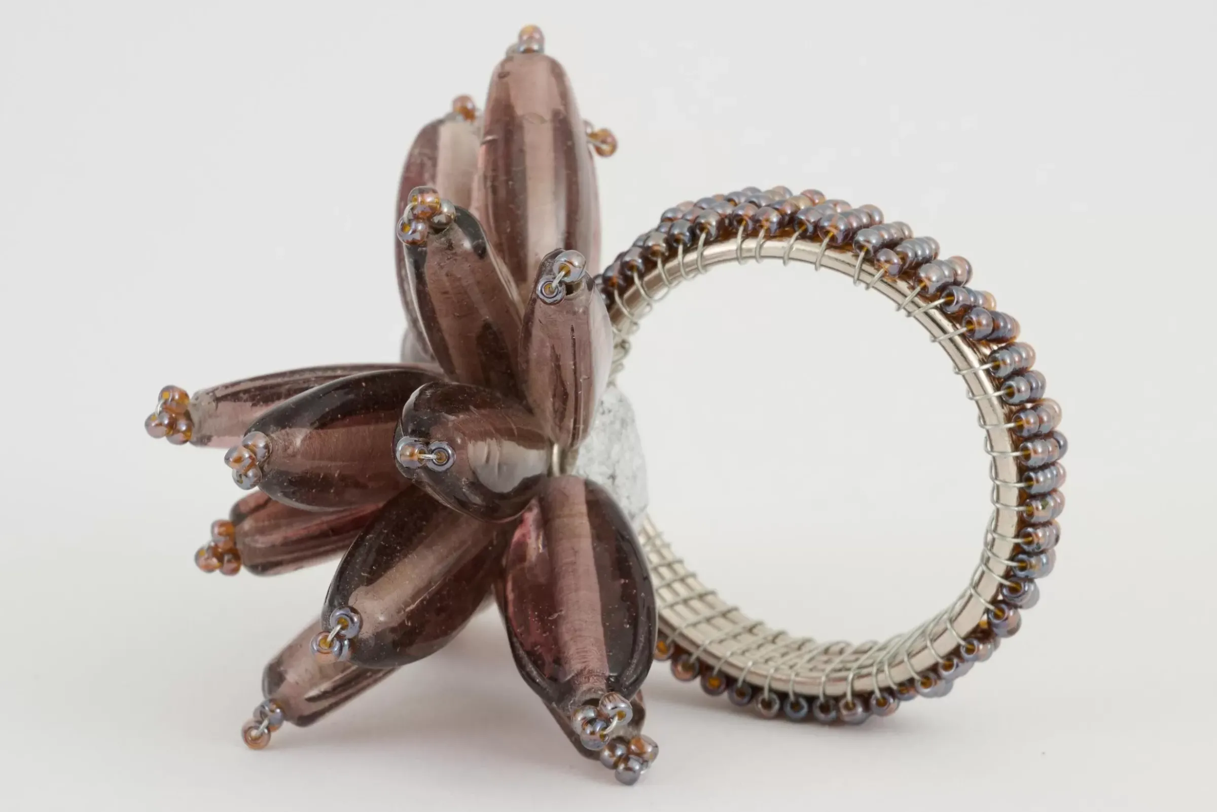 Accessoires^Flamant Carlea, Rond De Serviette, Perles