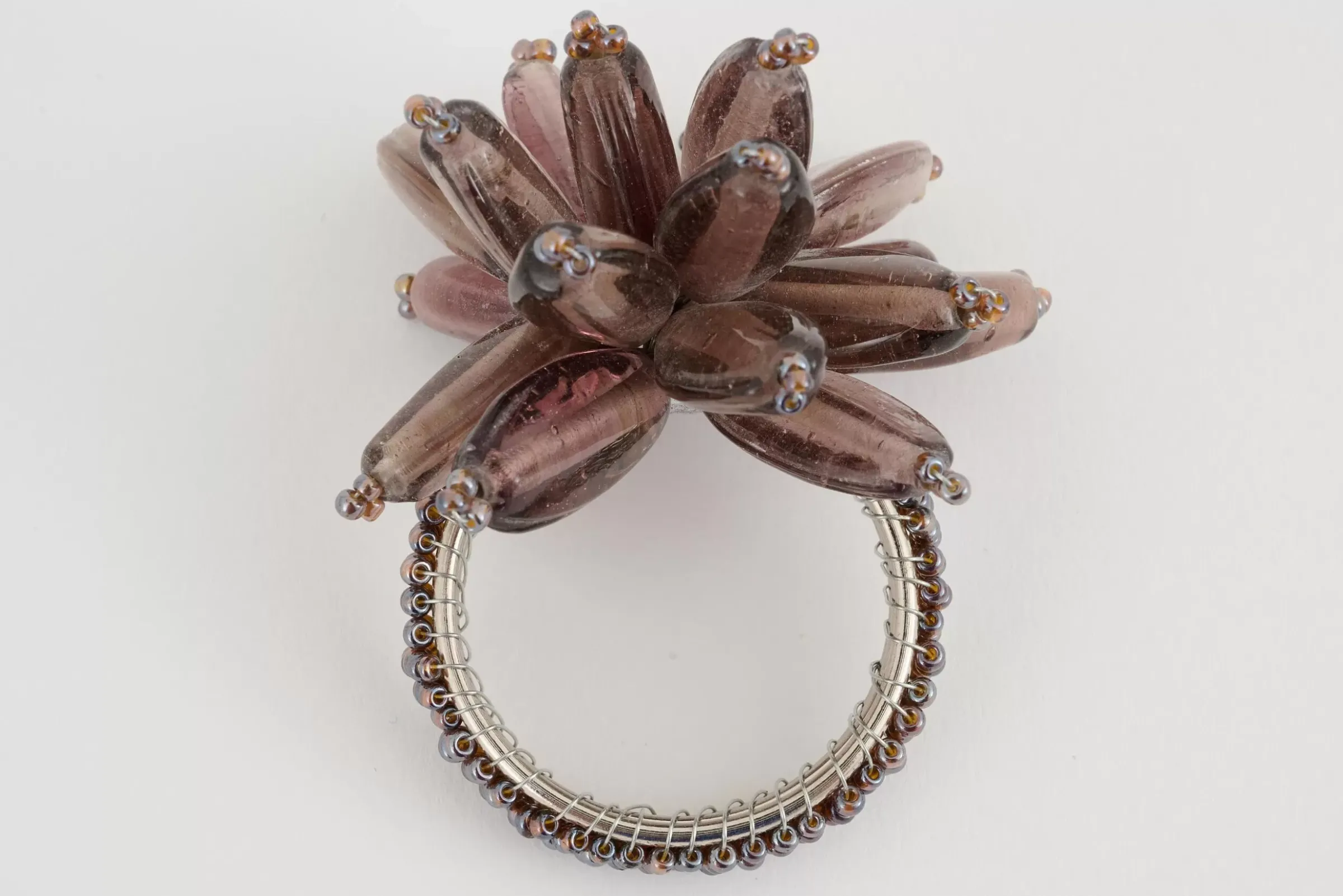 Accessoires^Flamant Carlea, Rond De Serviette, Perles