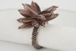 Accessoires^Flamant Carlea, Rond De Serviette, Perles