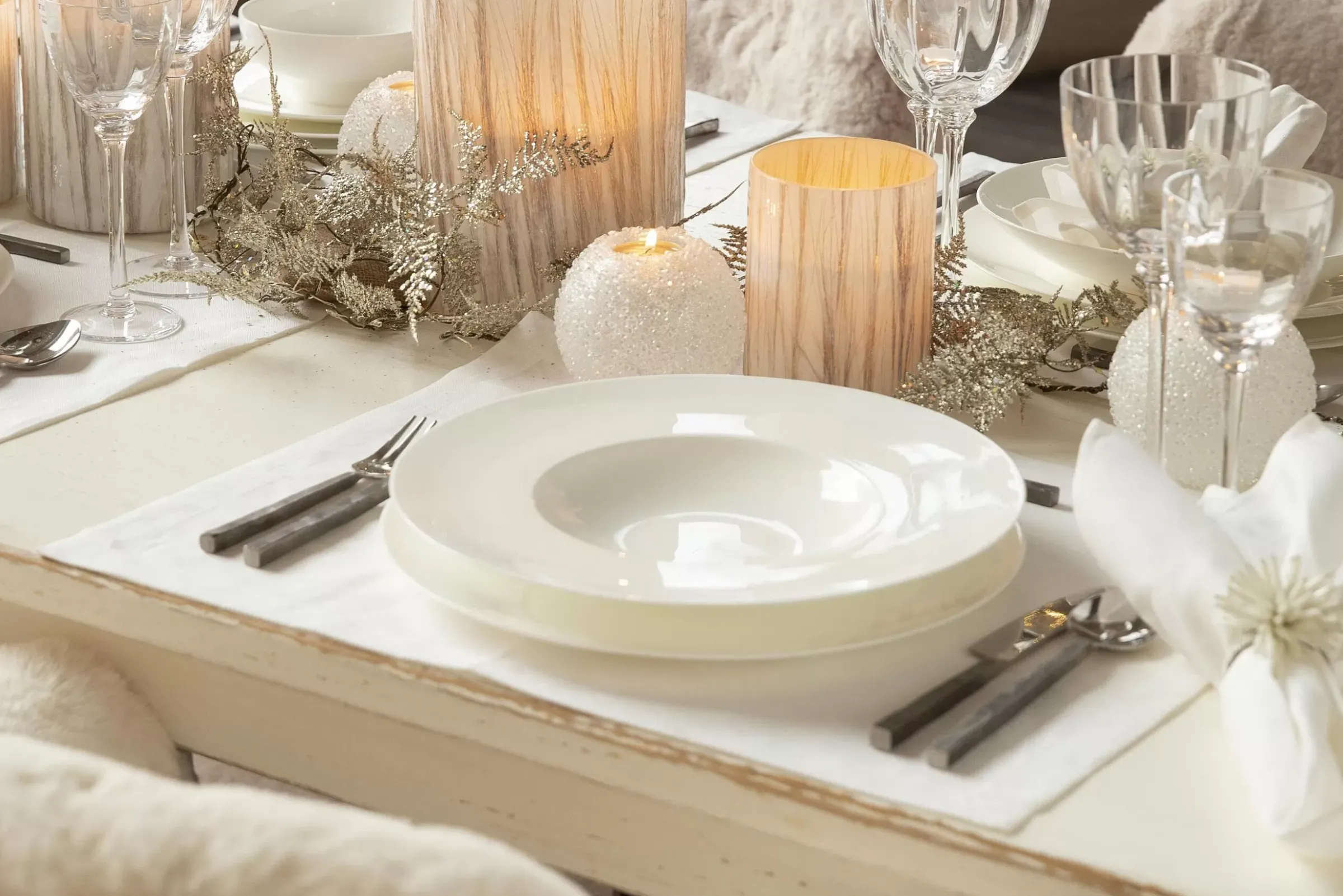Assiettes, Plats Et Bols^Flamant Cathy, Assiette, Porcelaine, Blanc, 31Cm