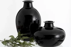 Décoration^Flamant Chiaz, Vase, Verre, Noir