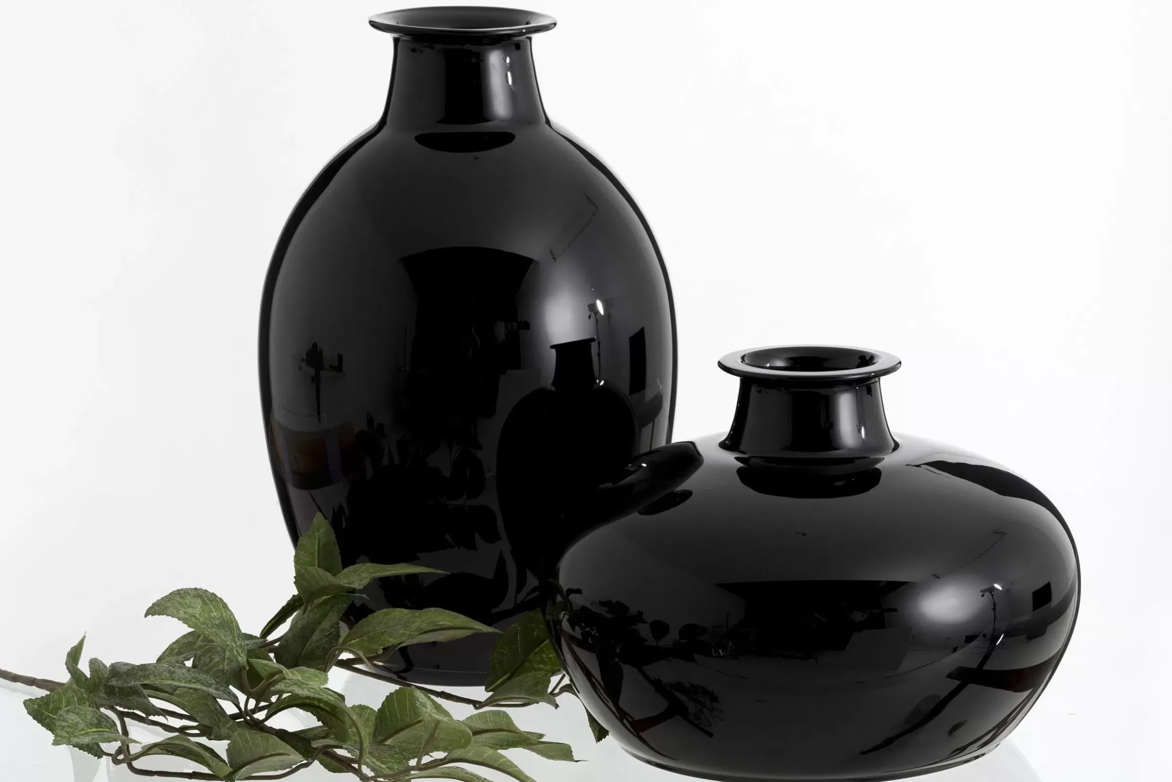 Décoration^Flamant Chiaz, Vase, Verre, Noir