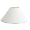 Eclairage^Flamant Circum, Abat-Jour, Blanc Casse, Conique, 23 Cm