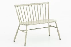 Bancs De Jardin^Flamant Claire, Banc De Jardin, Blanc Retro