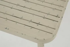 Tables De Jardin^Flamant Claire, Table De Jardin, 150X75, Blanc Retro