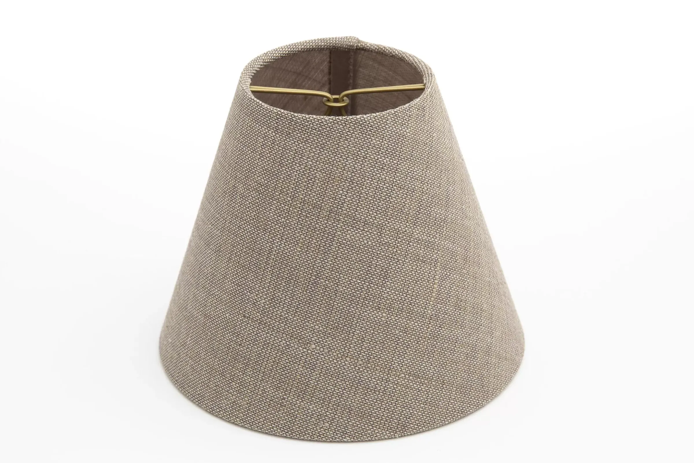 Eclairage^Flamant Clips, Abat-Jour, Naturel Et Gris, Conique, 14 Cm